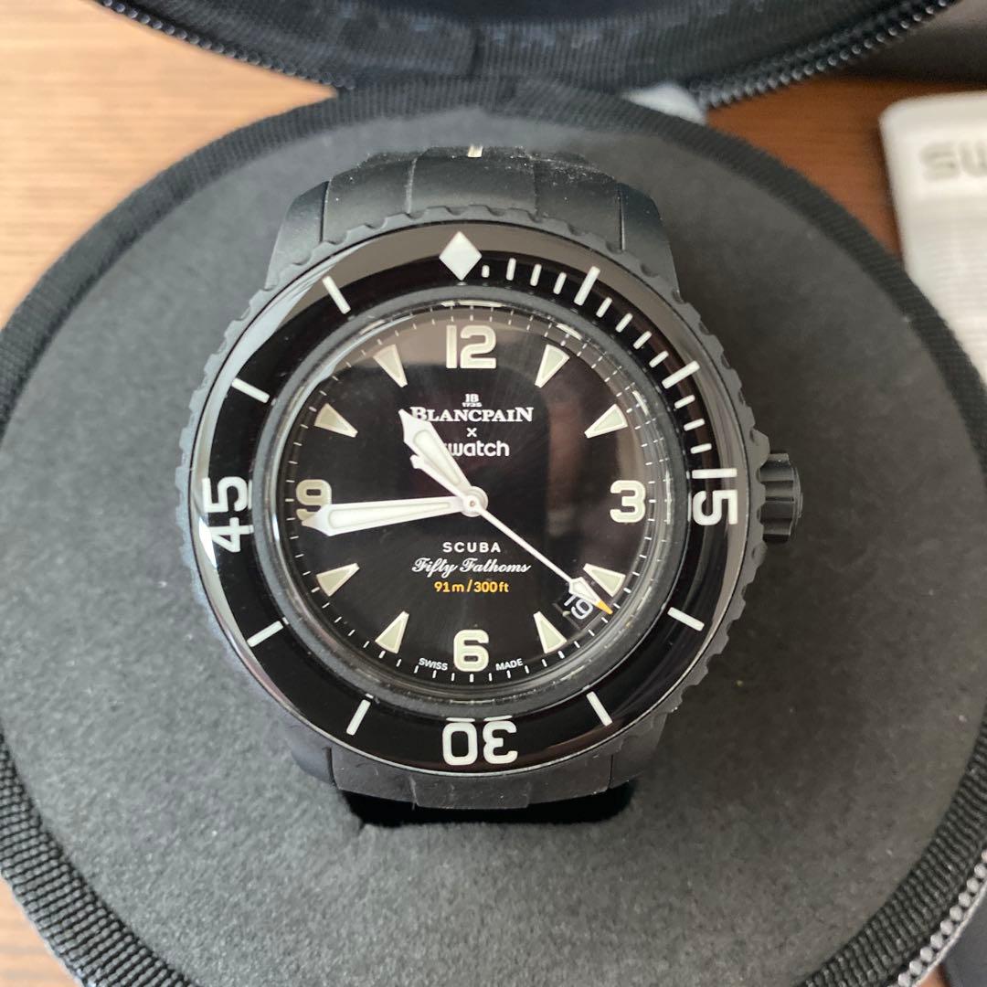 スウォッチ swatch メンズ ブランパン コラボ　フィフティファゾムス腕時計