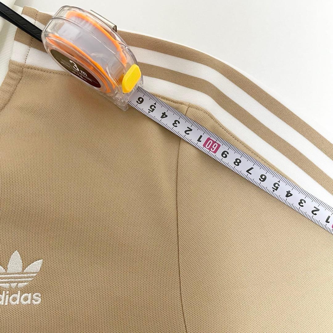 極美品adidas アディダス トラックジャケット ベージュ XS トレフォイル