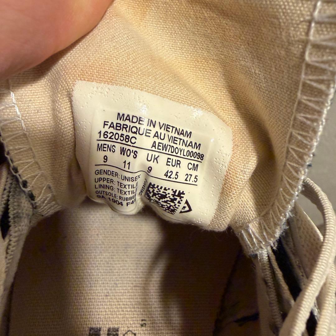 【最終値引き】コンバース CT0 27.5cm ブラック ローカット