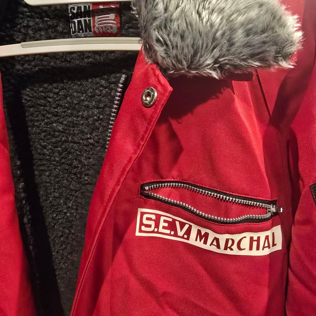 希少三段鳶赤マーシャルドカジャンS.E.V.MARSHAL Lサイズ