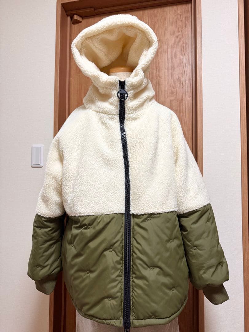 アンティカ⭐︎BIG ZIPPER ボアショートダウンジャケット