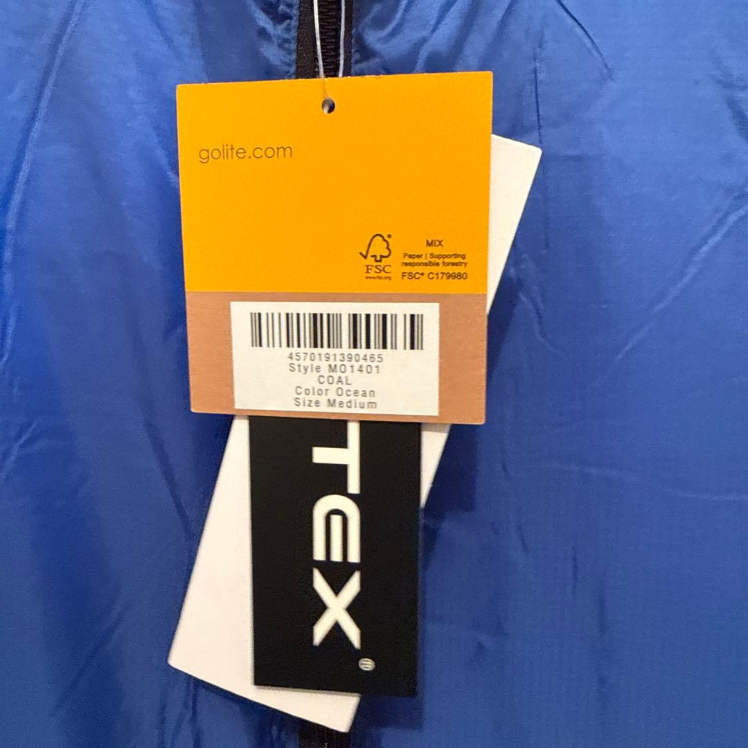 新品未使用GOLITE coal ジャケット M ゴーライト
