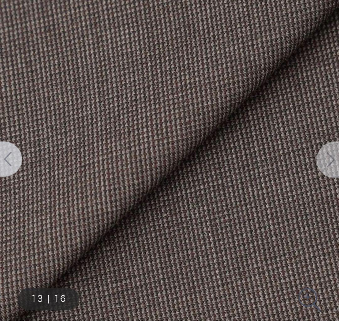 洗えるキレイスーツ 360°キレイ テーラードジャケット 茶 セットアップ上下