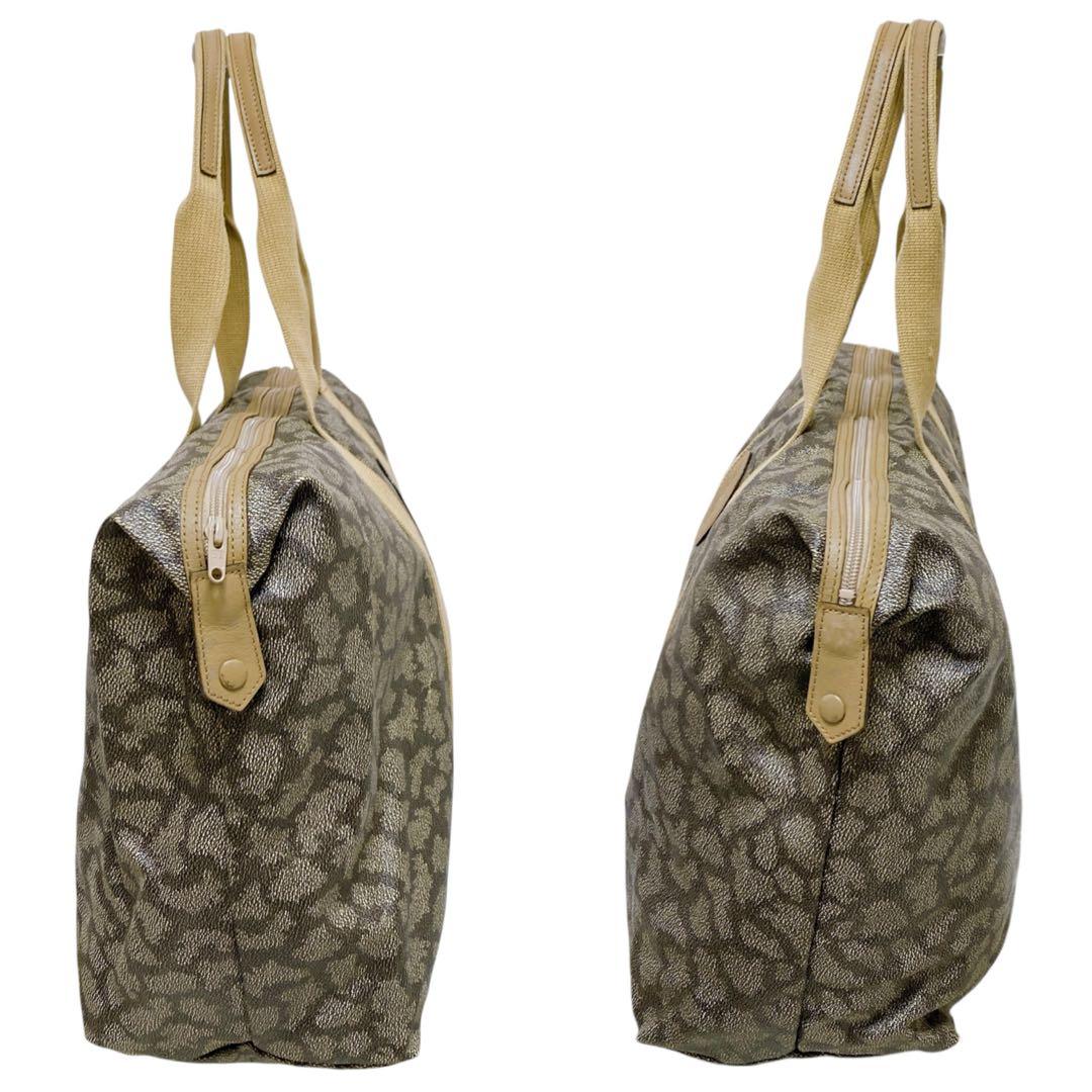 YVES SAINT LAURENT ジラフ柄 ボストンバッグ ポーチ