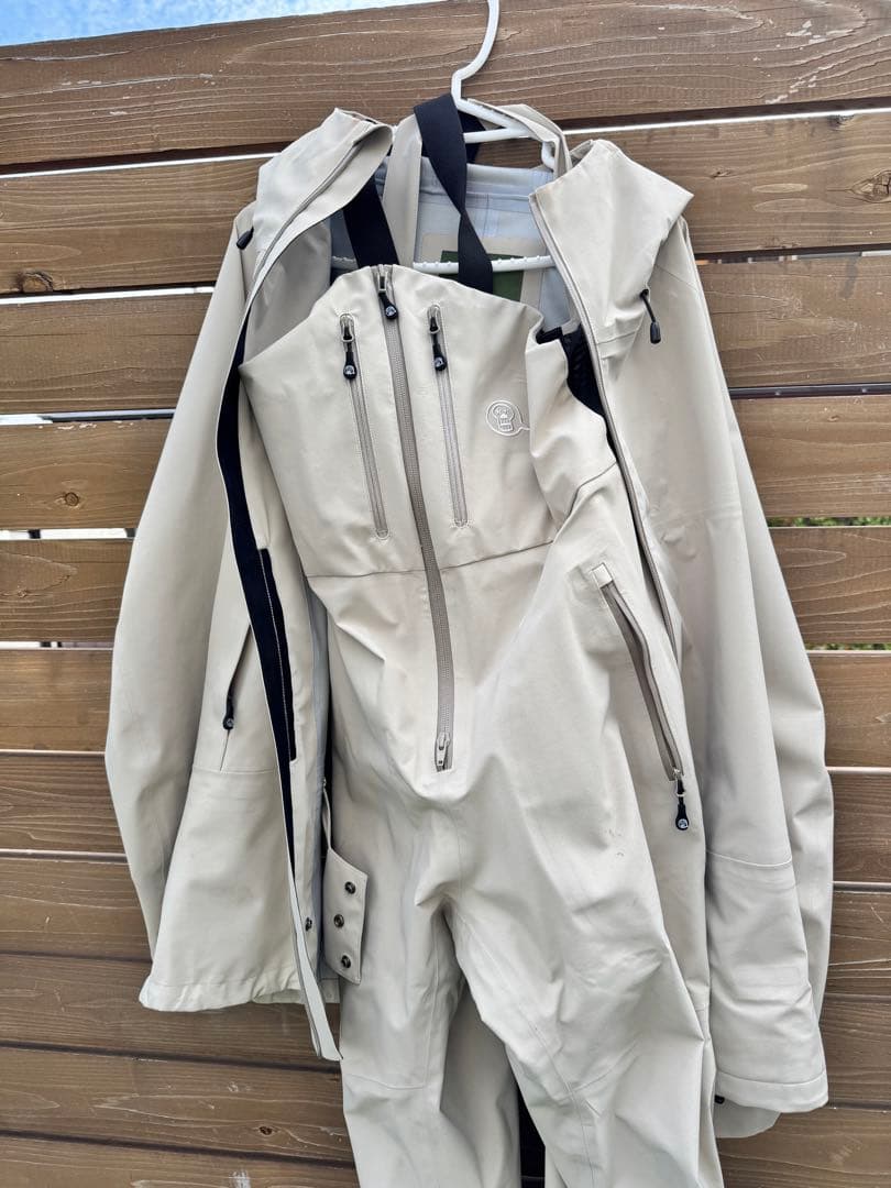 unfudge cloud JKT&PNT beige Lサイズ上下セット