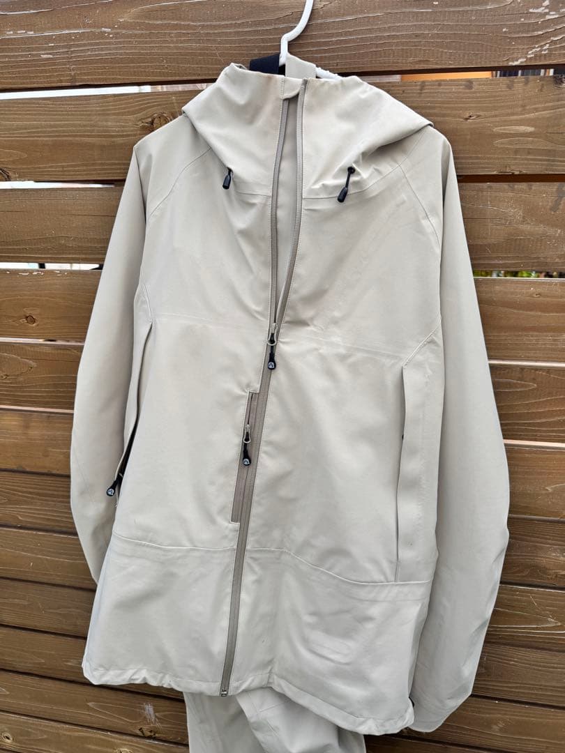 unfudge cloud JKT&PNT beige Lサイズ上下セット