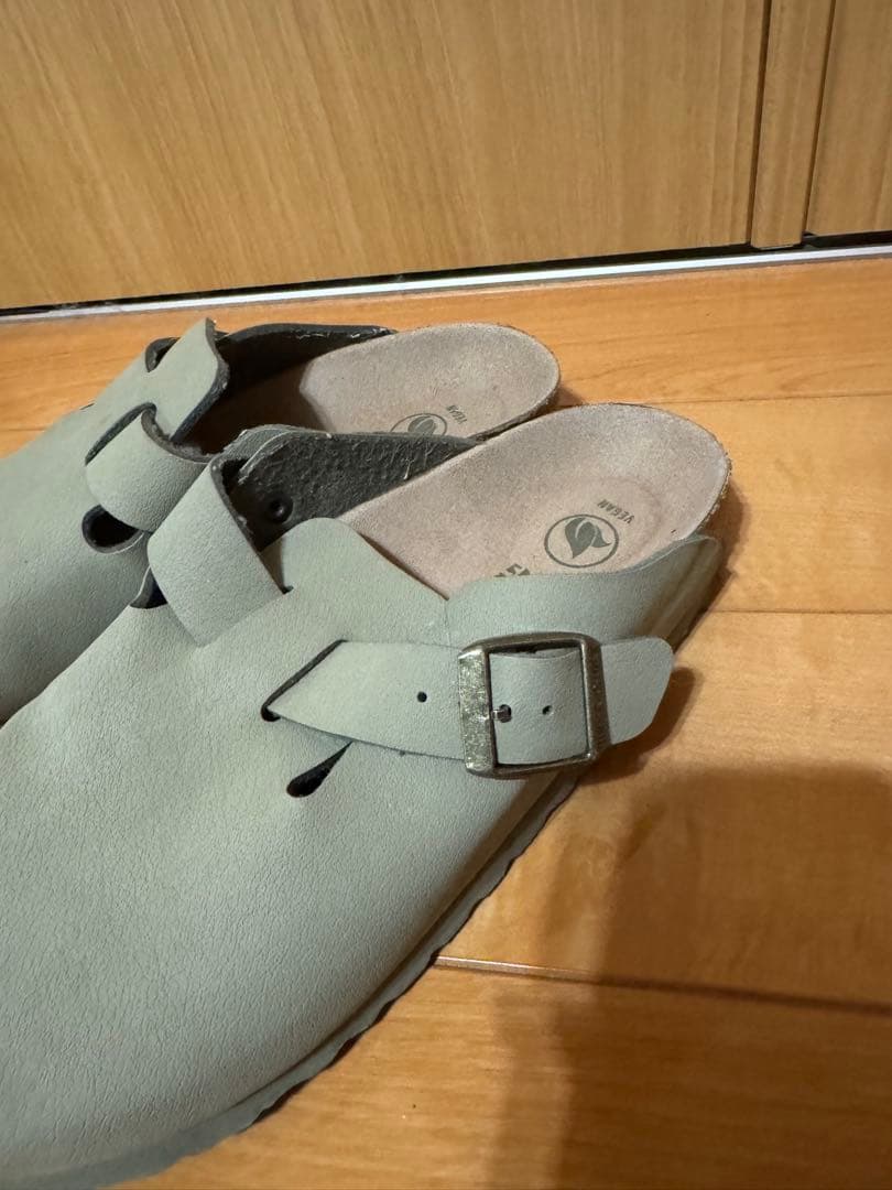 BIRKENSTOCK ビルケンシュトック ボストン ヴィーガンカーキ 37