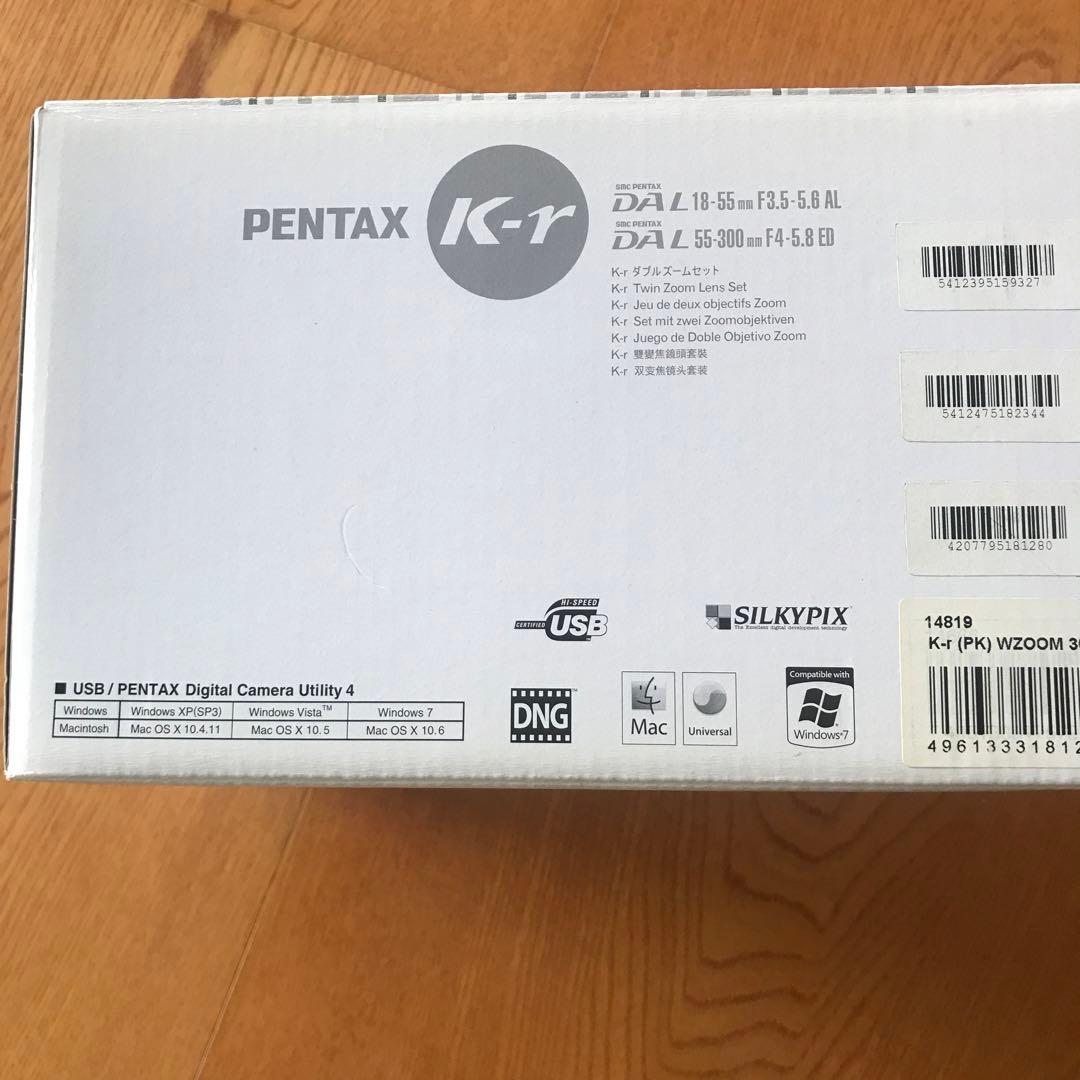 PENTAX k-r ダブルズームセット　ピンク／ブラック