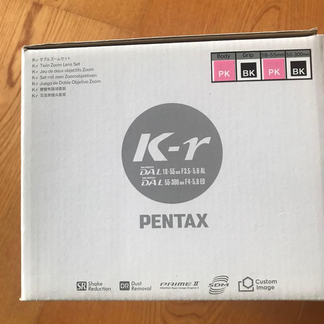 PENTAX k-r ダブルズームセット　ピンク／ブラック