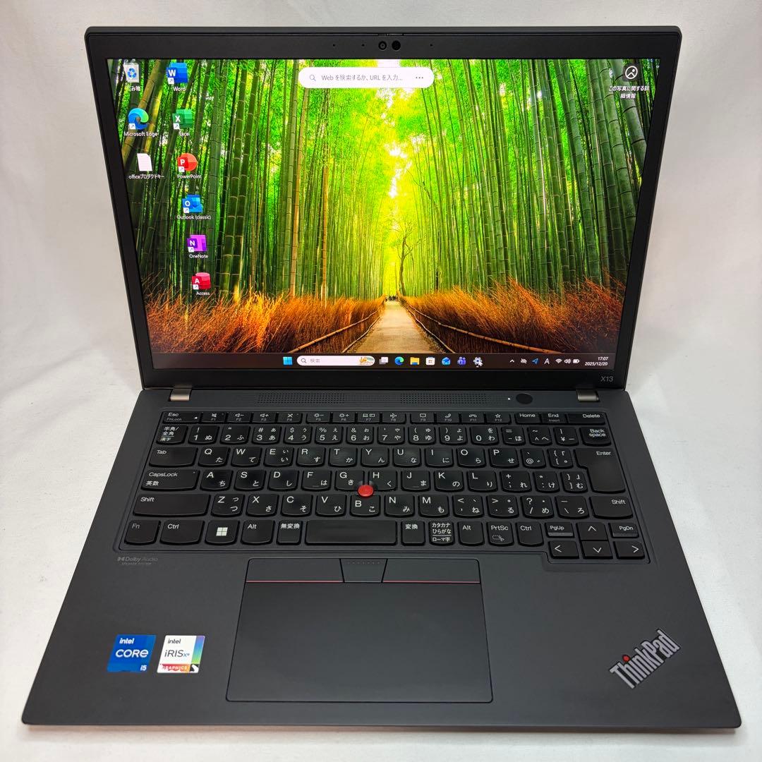 美品 ThinkPad X13 第12世代 i5 16GB WUXGA オフィス