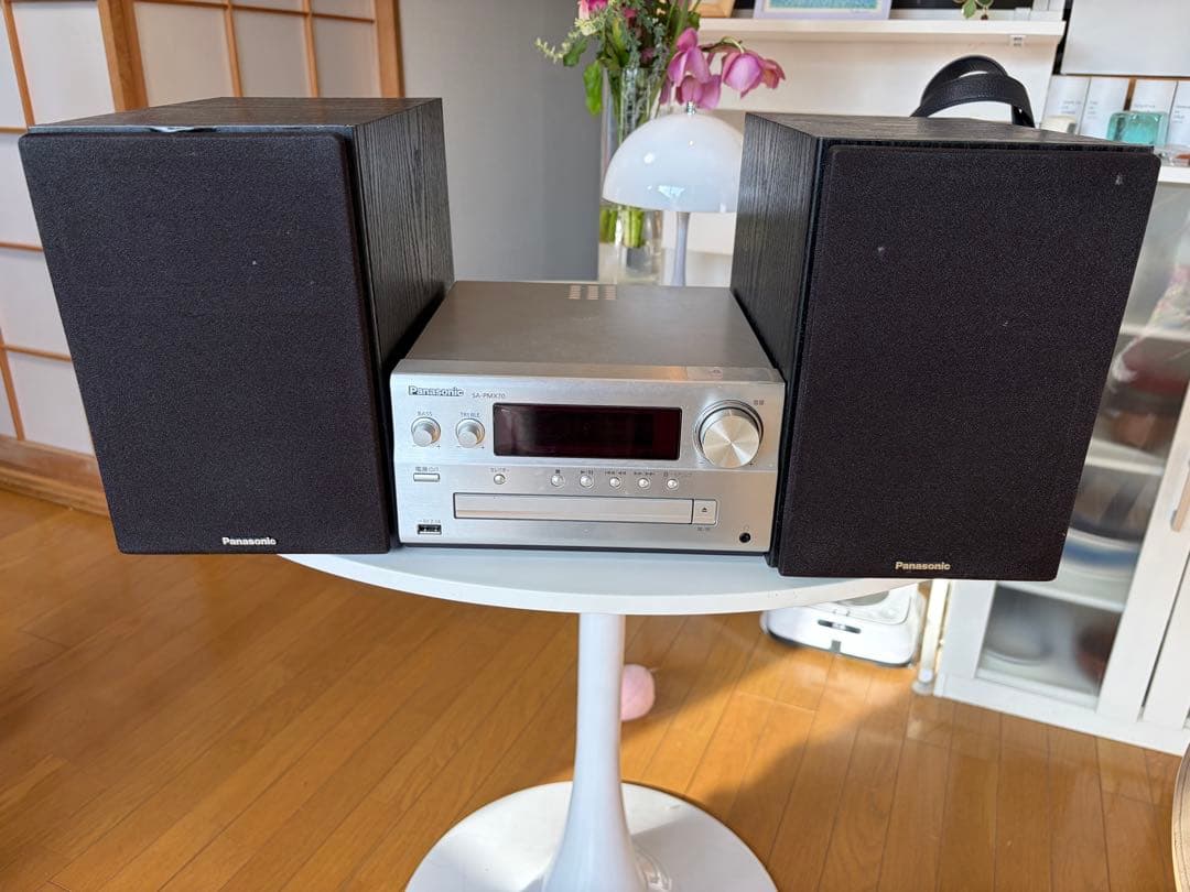 Panasonic ミニコンポ シルバー SA-PMX70