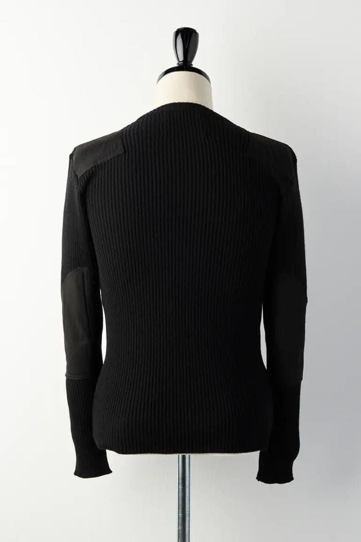 1piu1uguale3 コマンドセーター 干場 BLACK MILITARY