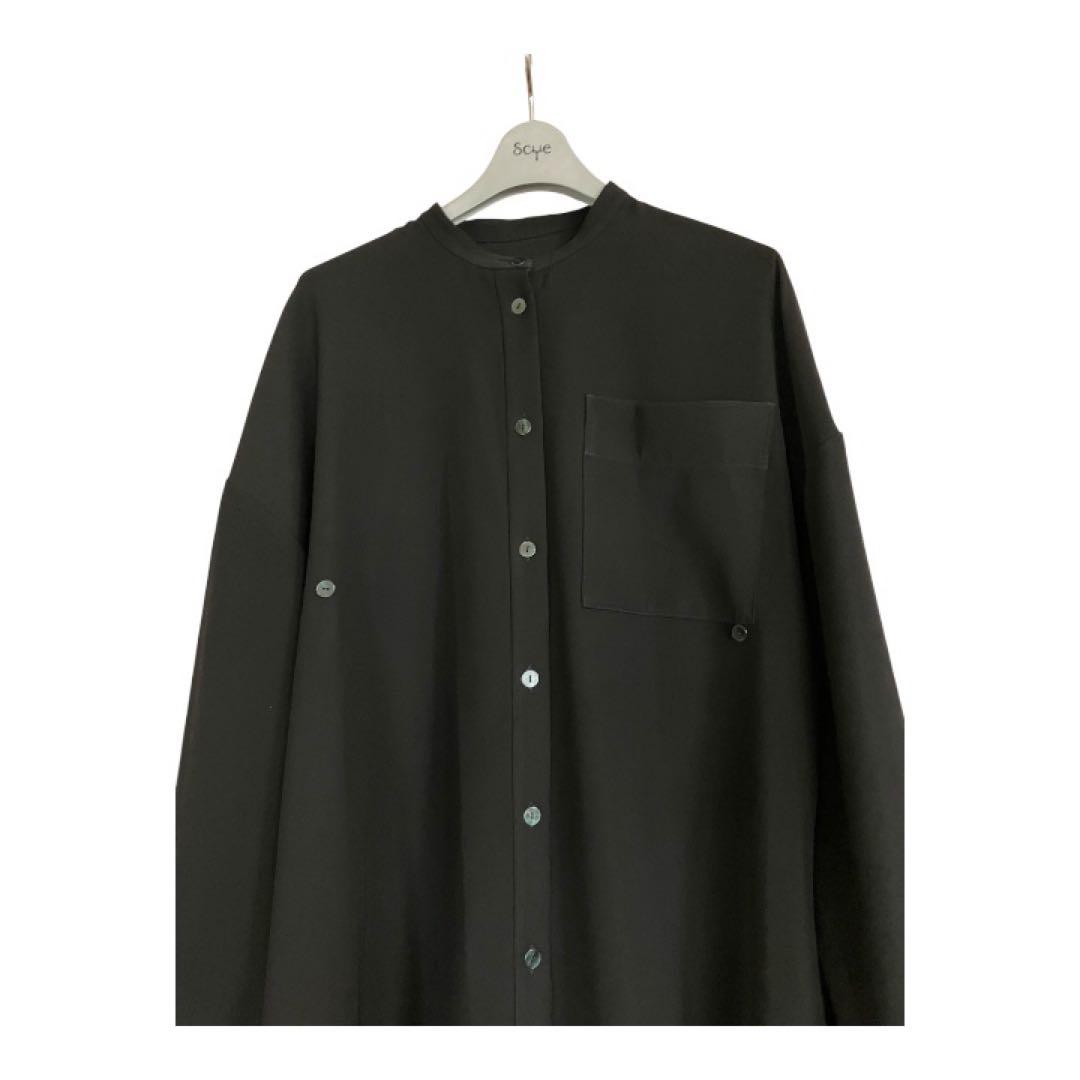 【完売品】ENFOLD MANY-STYLE OVER SHIRT ブラック