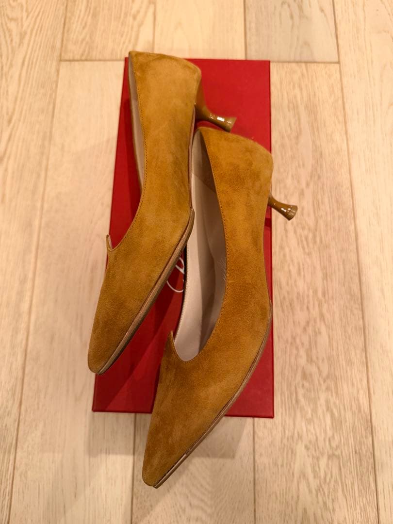 Roger Vivier ロジェヴィヴィエ ブラウン ハート ヒール 35.5