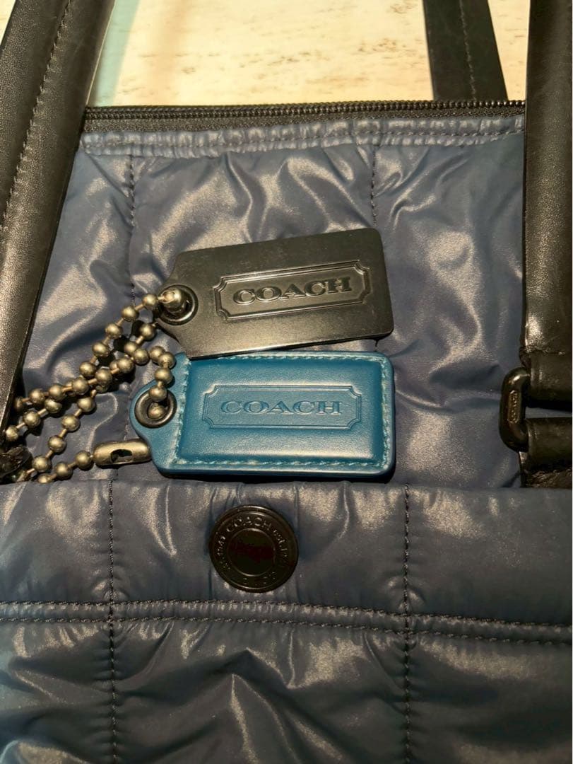 COACH ナイロントートバッグ