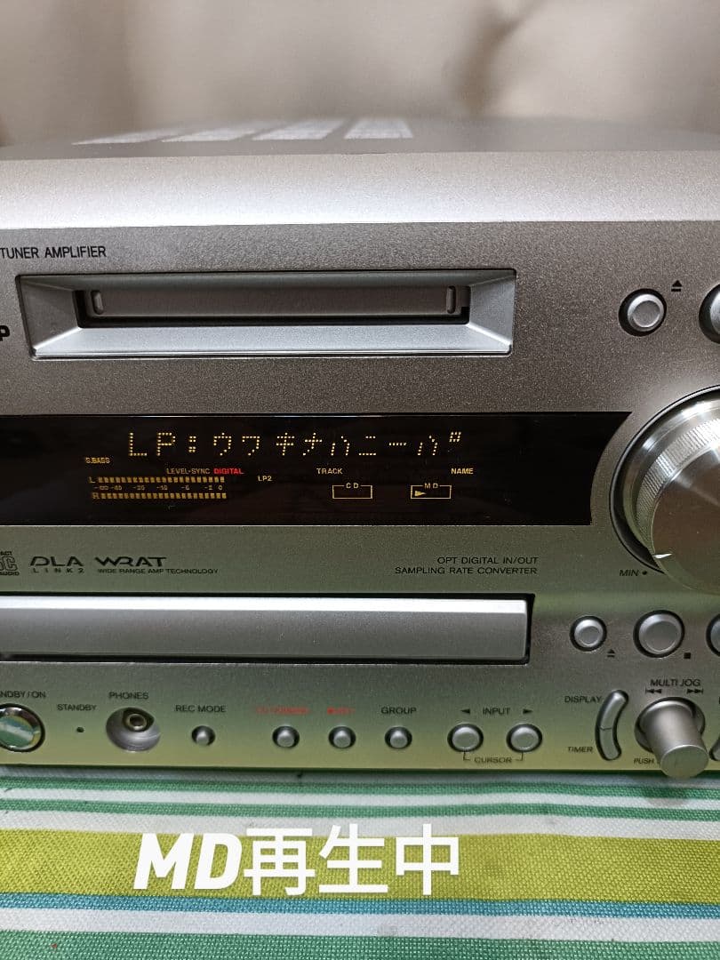 ONKYO FR-X9A CD,MD,FM/AM 整備済完動品 リモコン付