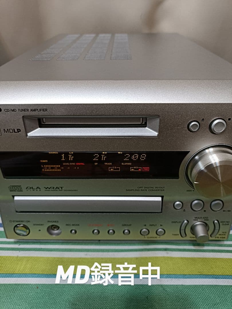 ONKYO FR-X9A CD,MD,FM/AM 整備済完動品 リモコン付