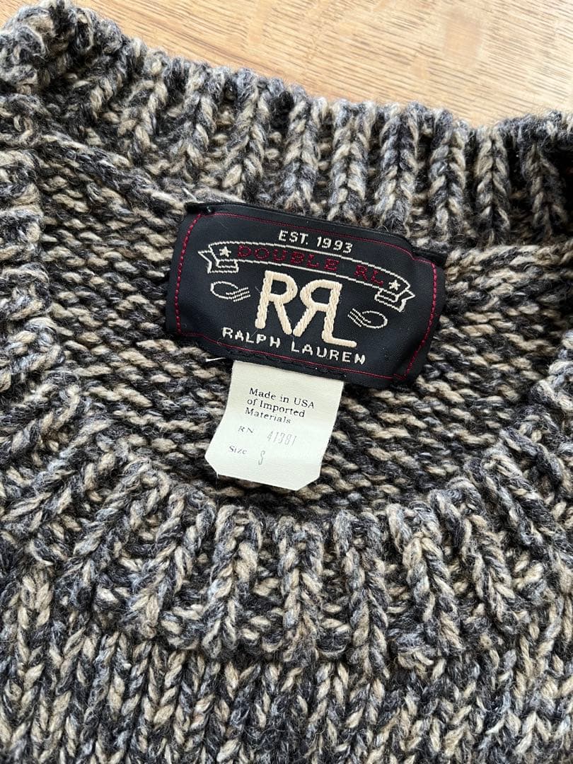 RRL ダブルアールエル クルーネック セーター ニット アメリカ製