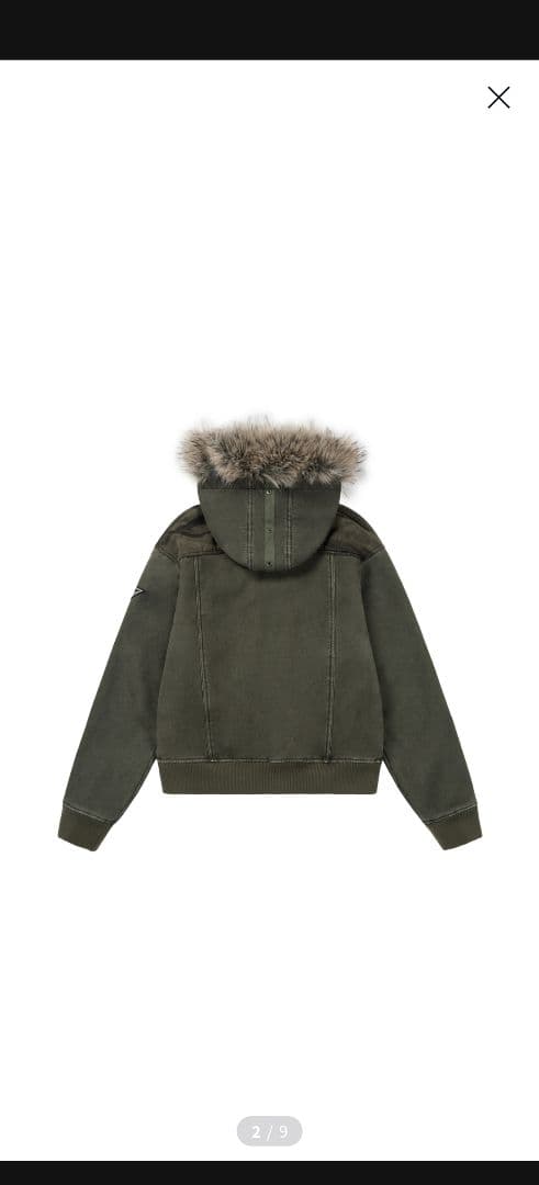 ジャケット・アウター AAKAM Fur Camo Contrast Jacket (Khaki)