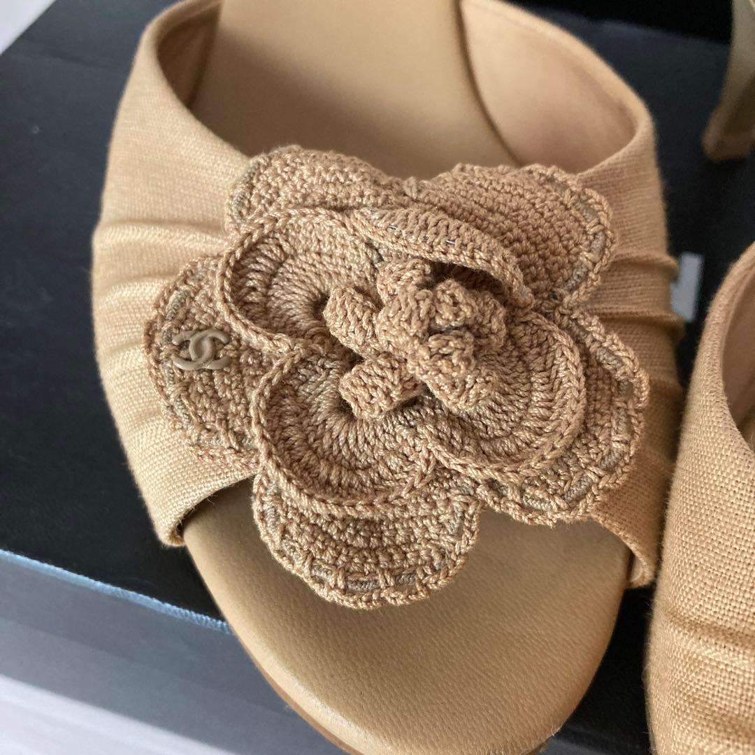 専用です！　シャネル　ミュールー　カメリア　ココマーク6 デパート購入　本体のみ