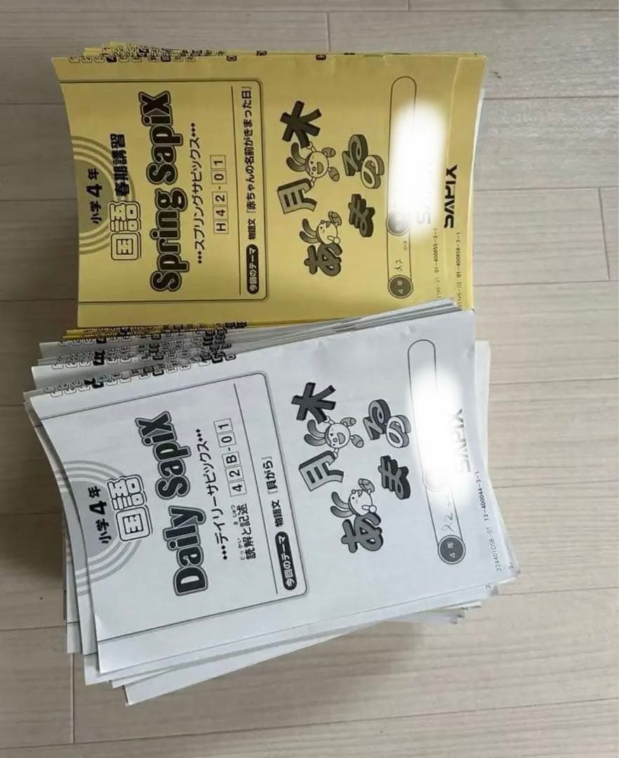 サピックス SAPIX最新小学4年生2024年度 一年分フルセット欠け番なし