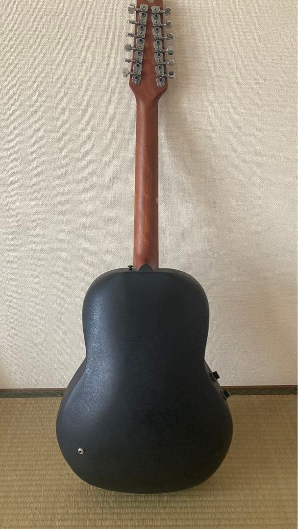 12弦アコースティックギター ブラック