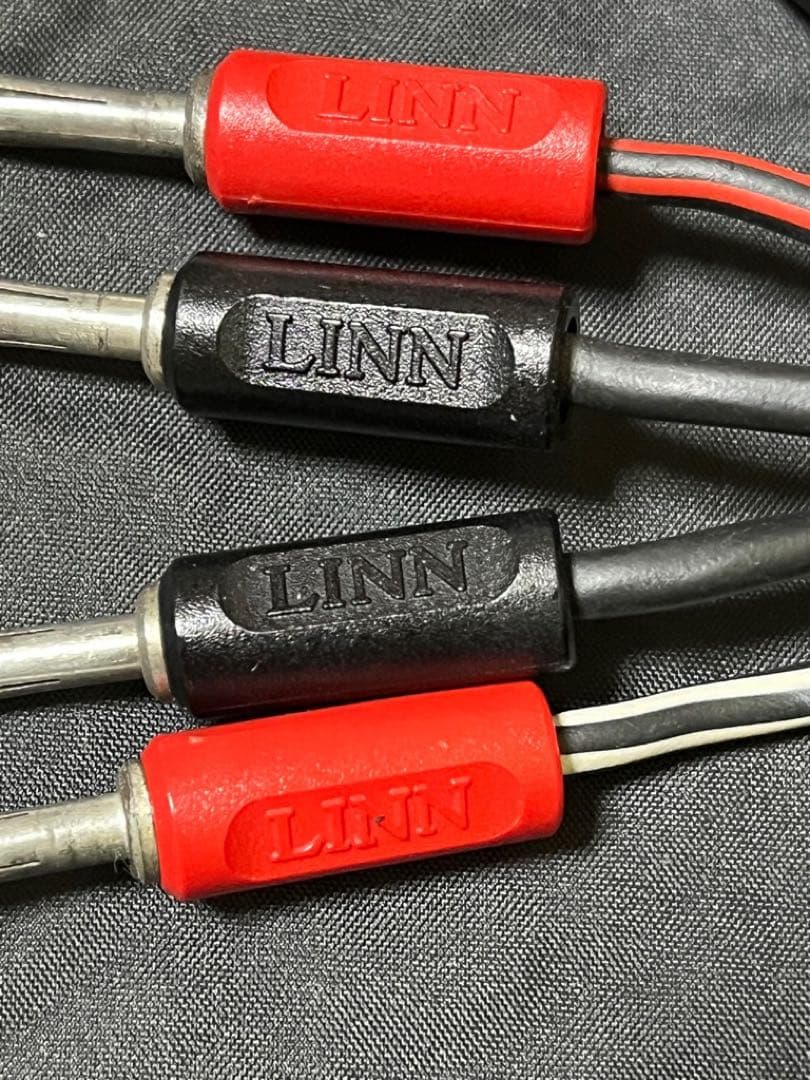 LINN K400 スピーカーケーブル 2mペア 純正バナナプラグ付き