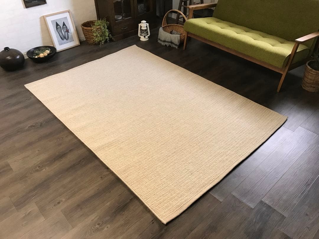 Dana 即購入 OK138x202cm ラグ ラグマット ベージュ