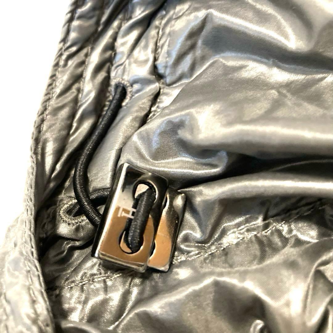 【美品】HERNO ヘルノ ライトダウンジャケット S 40細身グレー