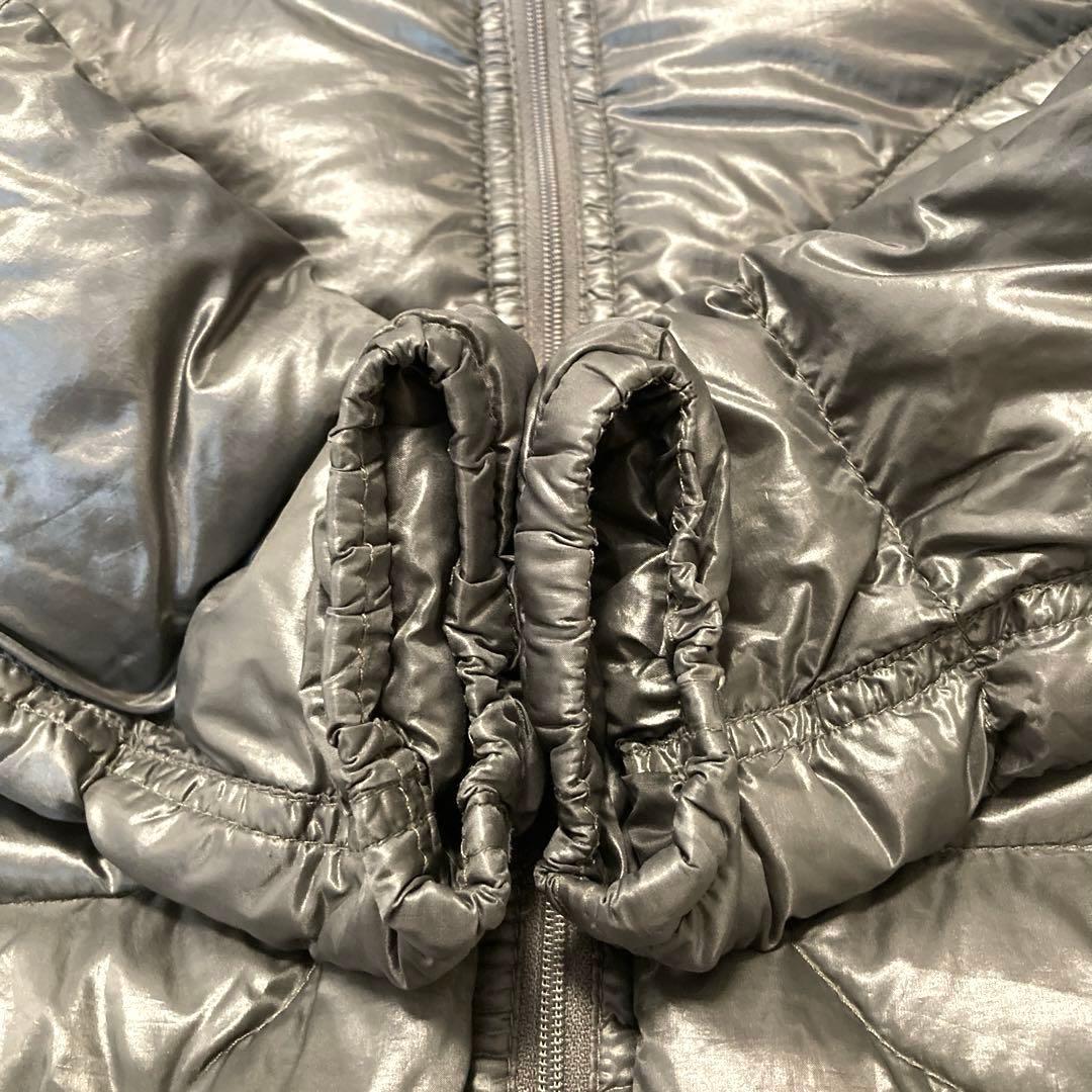 【美品】HERNO ヘルノ ライトダウンジャケット S 40細身グレー