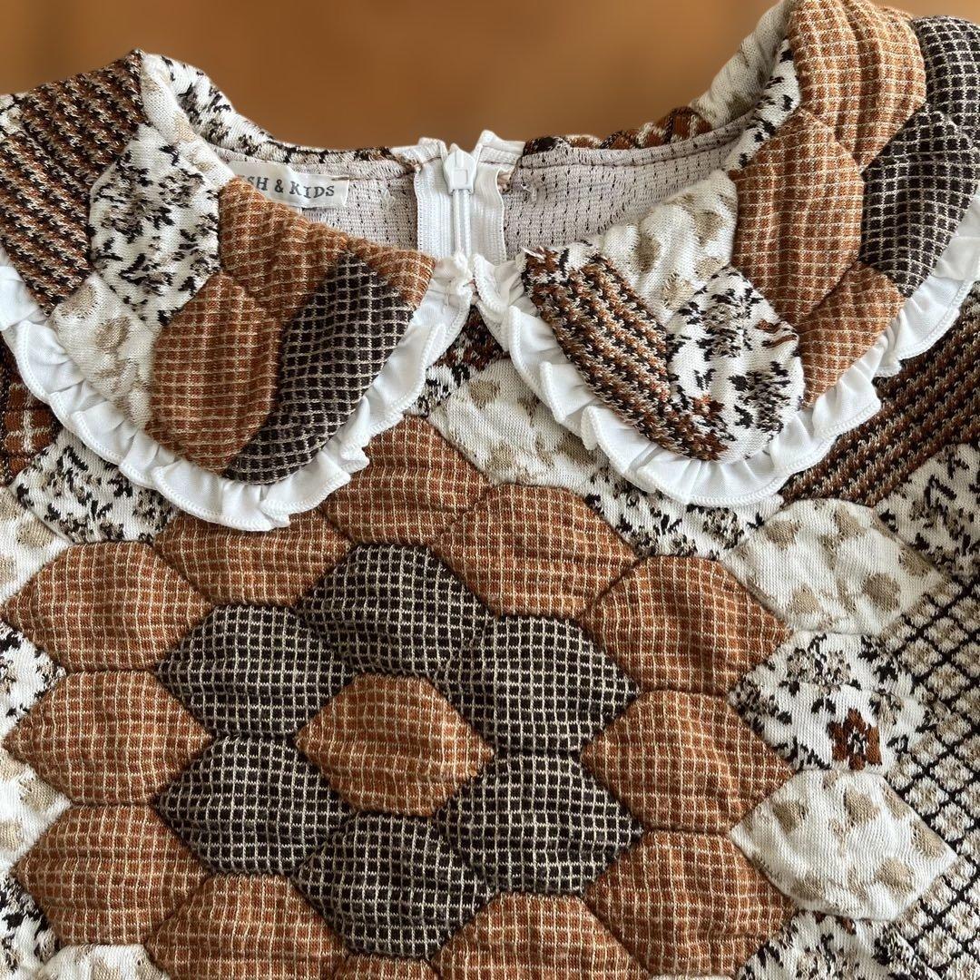 ワンピース FISH&KIDS PATCHWORK DRESS 2-3y