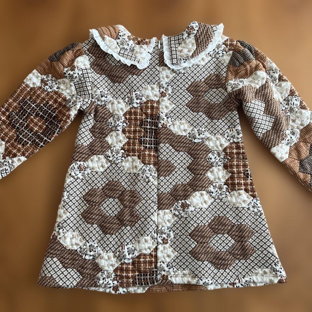 ワンピース FISH&KIDS PATCHWORK DRESS 2-3y