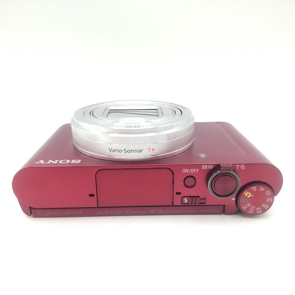 ★箱付 美品★ SONY ソニー DSC-WX500 デジカメ レッド 自撮り