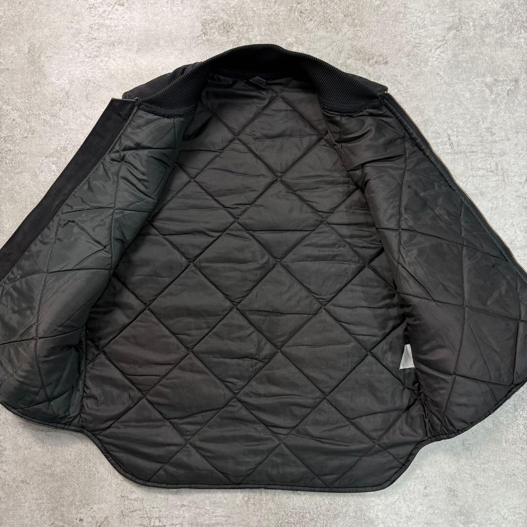 はく様カーハート【L】 USA製90s ダックベスト 腰ゴム フェード 雰囲気◎