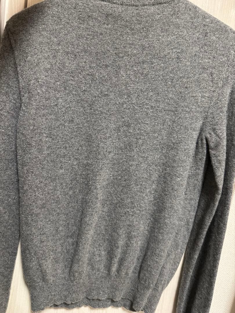 VALENTINO グレー VLTN ロゴ カシミヤセーター （ライライ）