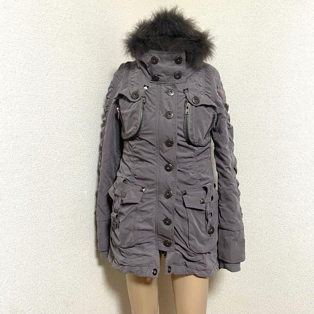 野*中様 激レア d.i.a. ギャル ミリタリーコート ファー・ボアライナー付