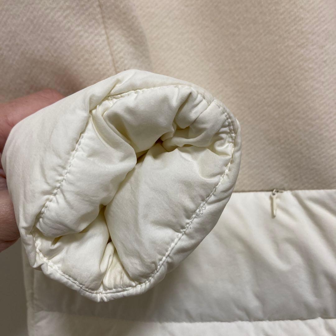 ヘルノ　ウール切り替え　ジップダウンコート