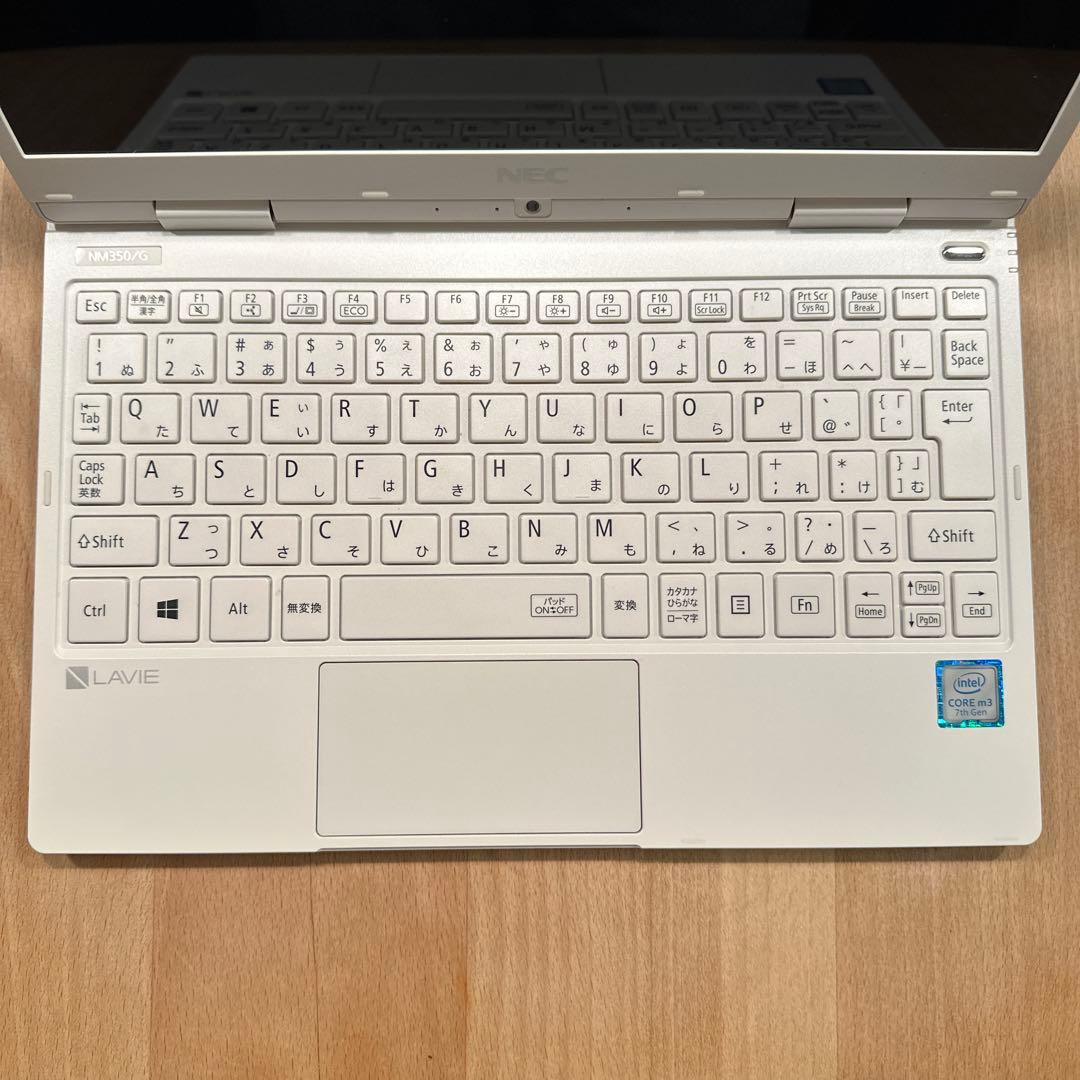 NEC 11.6インチ ノートPC ホワイト