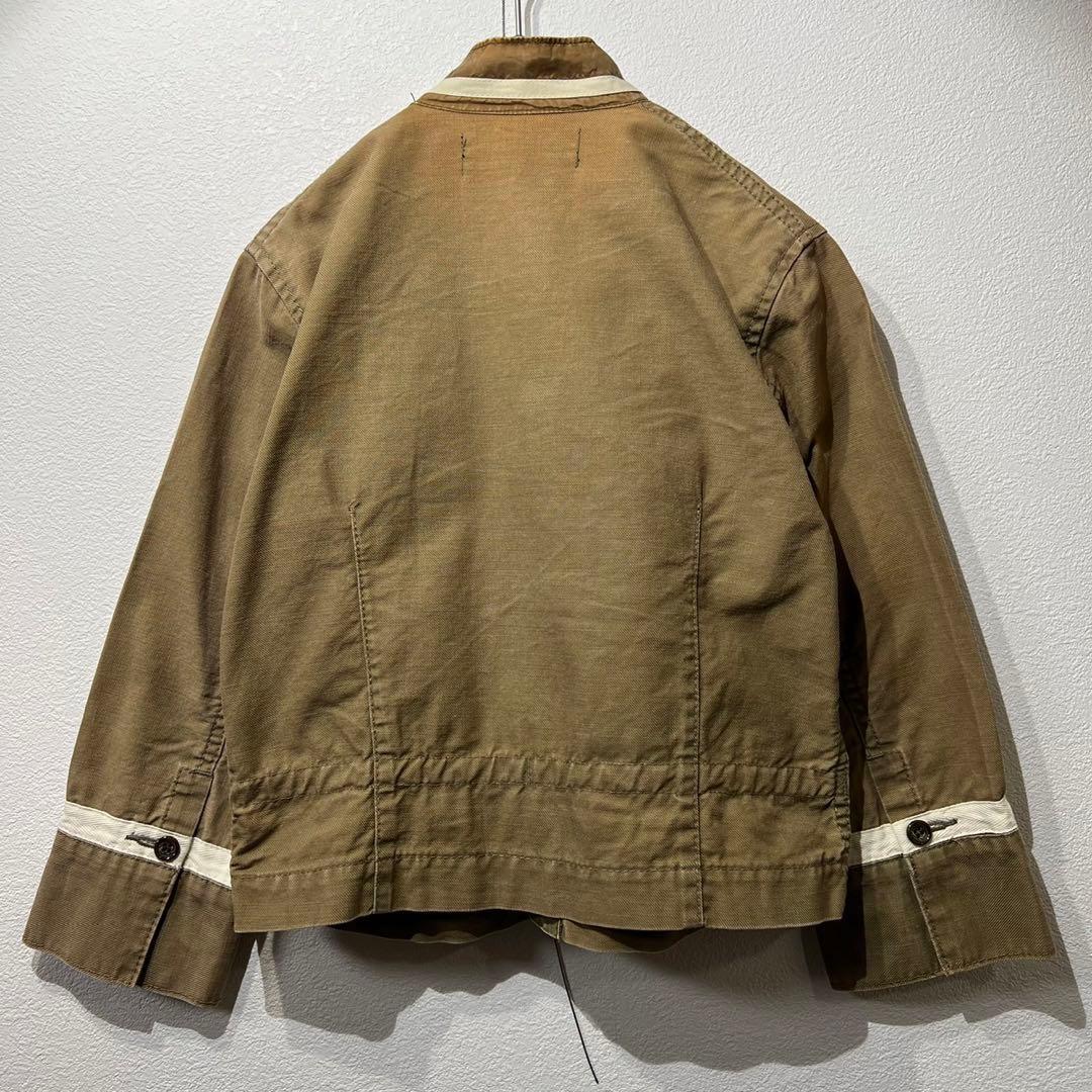 希少 07年製 トリココムデギャルソン 切替 デザインジャケット ミリタリー