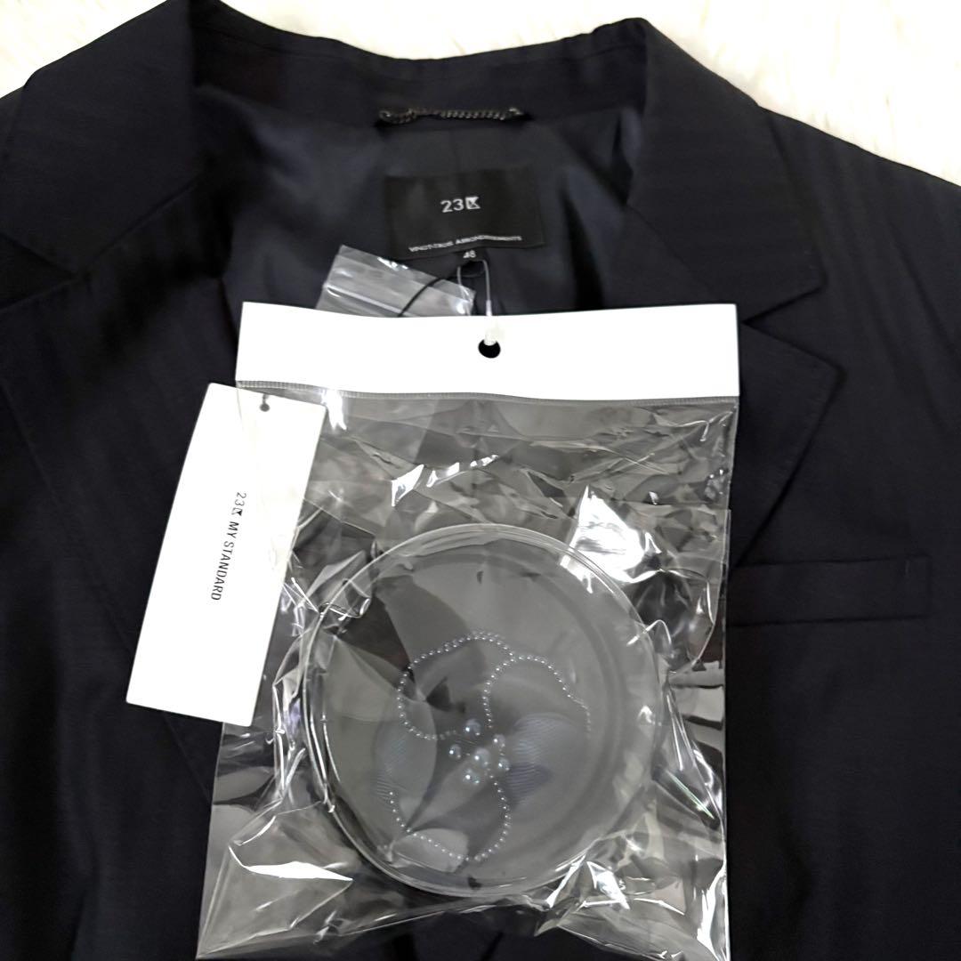 新品☆現行★24AW 23区 ニジュウサンク　パンツスーツ 48 大きいサイズ