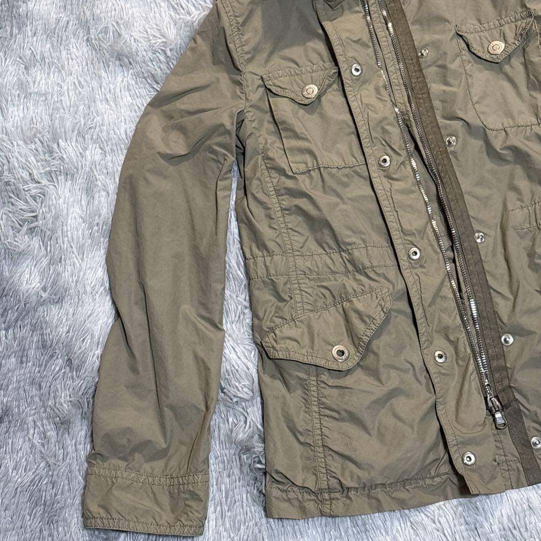 【美品】TATRAS タトラス　ミリタリージャケット　オリーブ　グリーン　03
