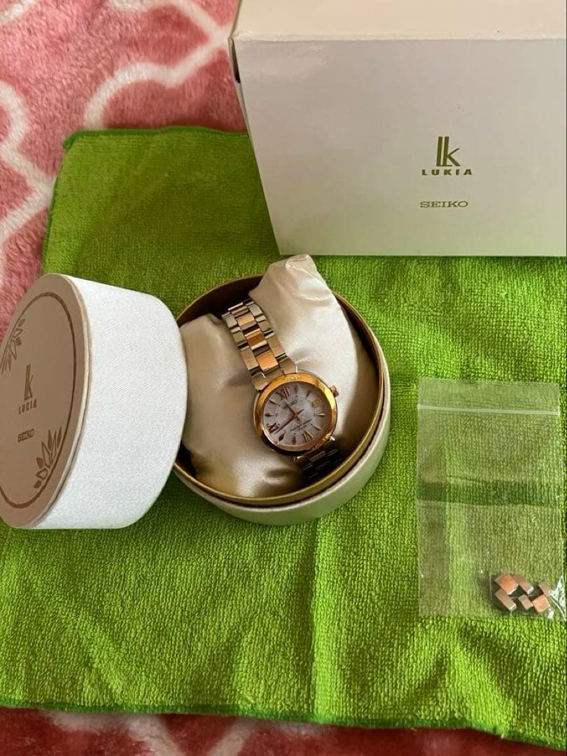 稼動品】腕時計　SEIKO lk 　セイコー　ルキア　電波ソーラー　レディース