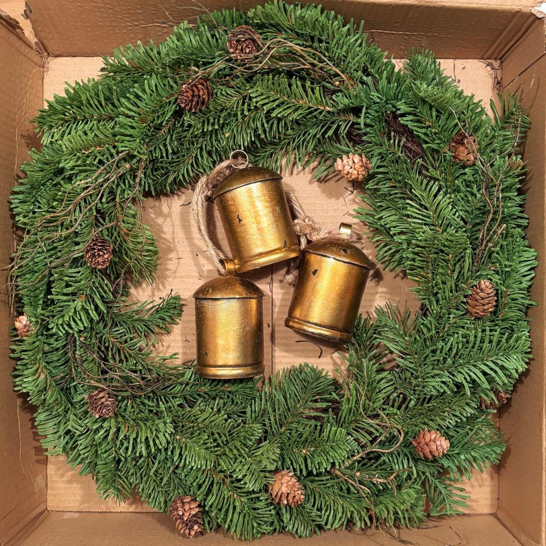 クリスマスリース　店舗用　クリスマスツリー　ハンドメイド　材料　店舗什器