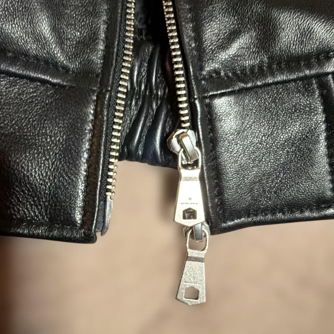 シープレザーMA-1【MAISON SPECIAL】黒 Mサイズ　ほぼ新品