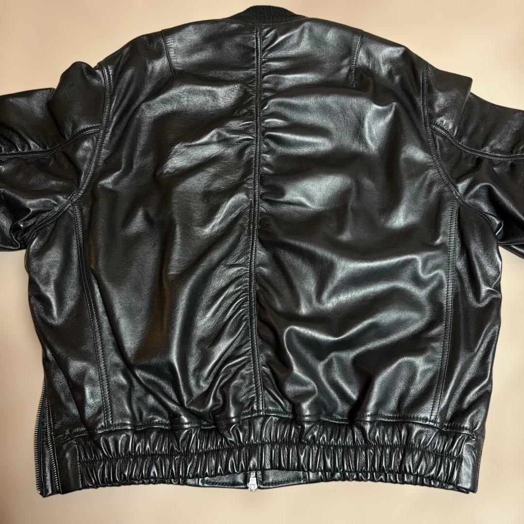 シープレザーMA-1【MAISON SPECIAL】黒 Mサイズ　ほぼ新品