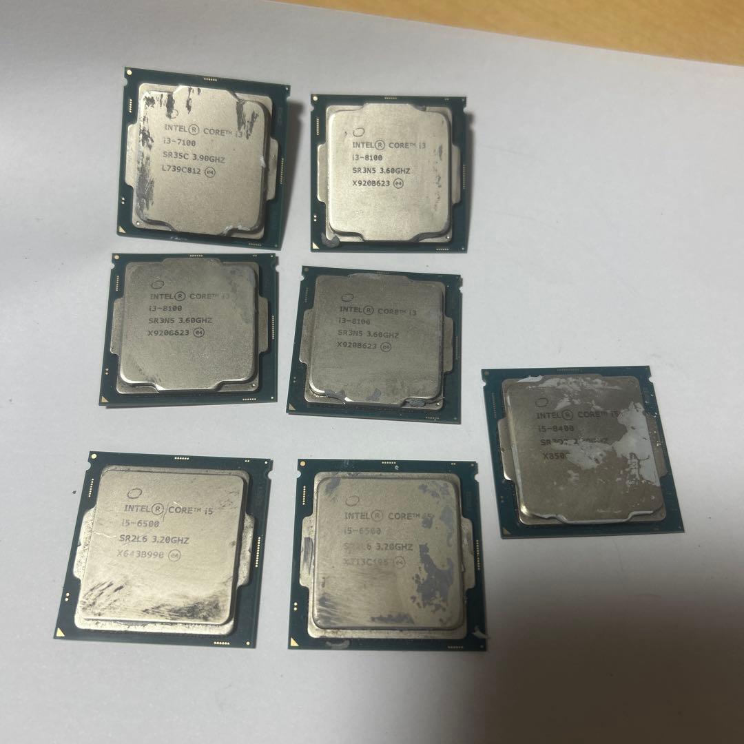 INTEL CPU i3 i5 シリーズ　7枚セット