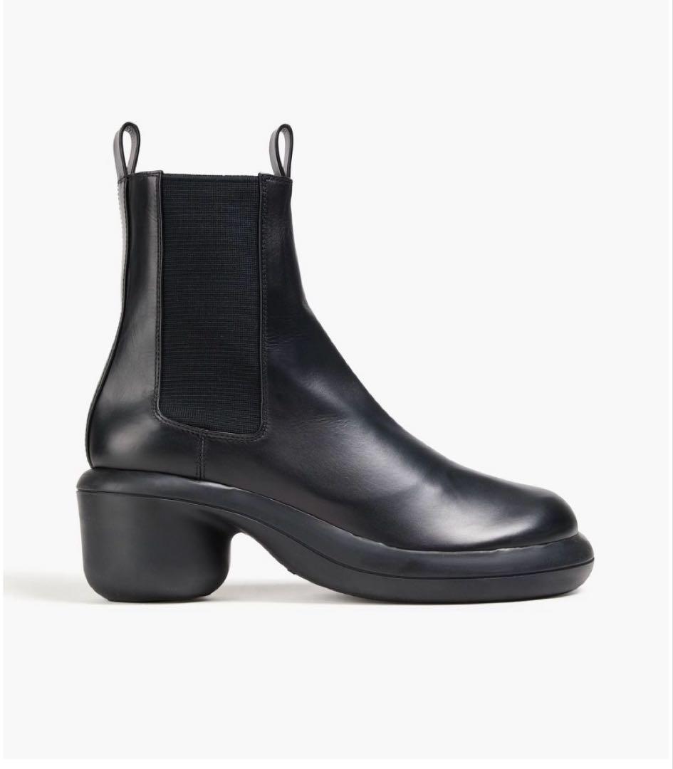 JIL SANDER ジルサンダー グロスレザー チェルシーブーツ