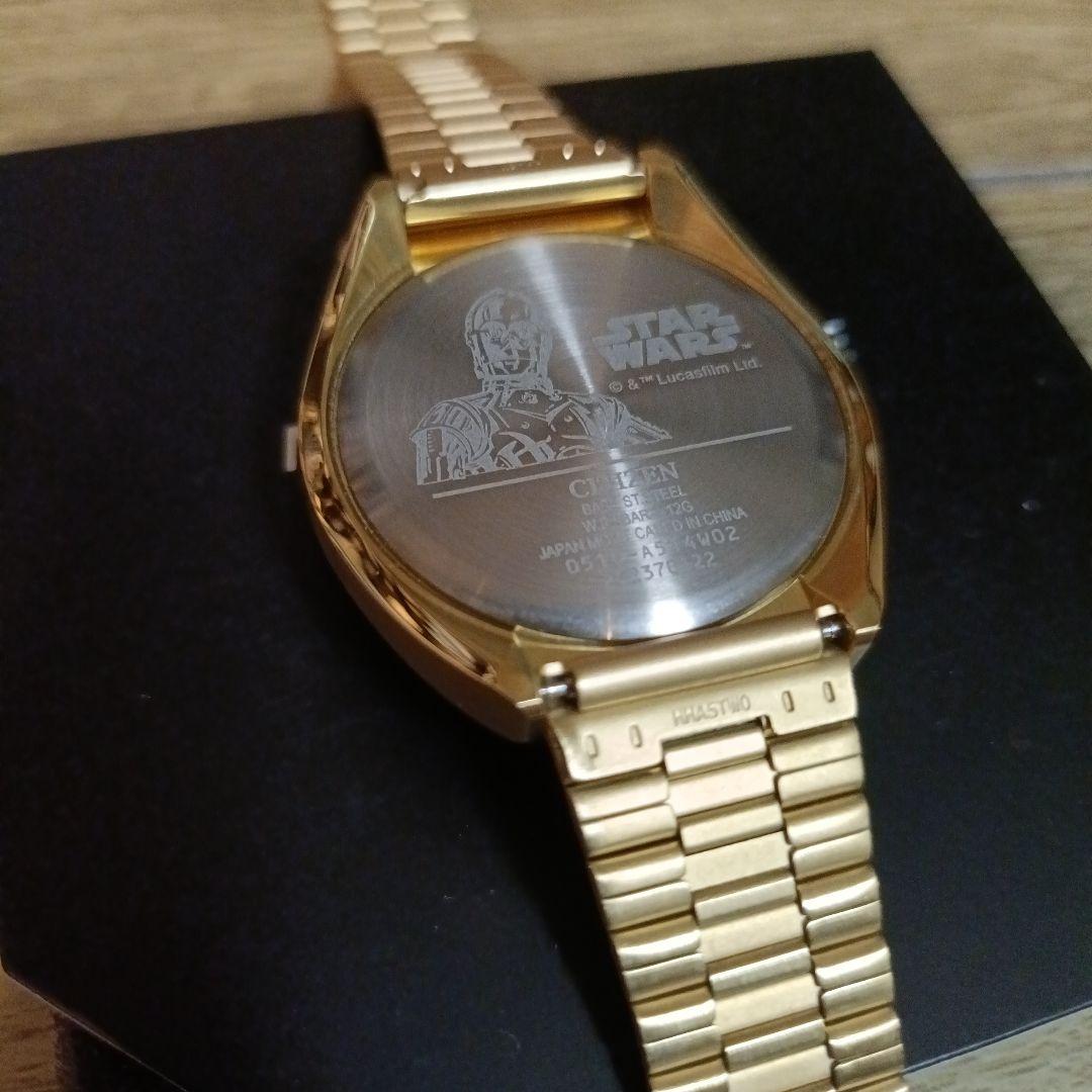 シチズン ツノクロノ スターウォーズ　C-3PO チャレンジタイマー