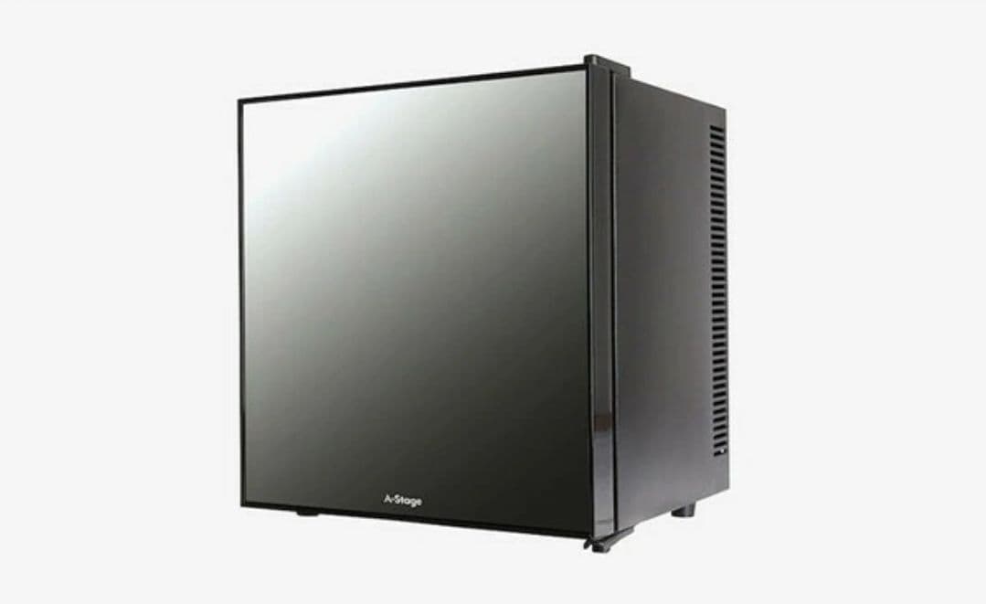 A-Stage 20L 冷蔵庫 両開き ブラック