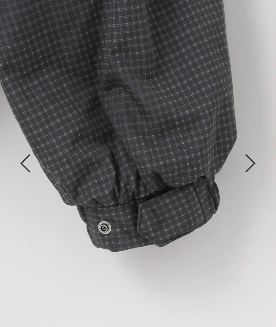 ローリーズファーム モンスターショートコート⭐︎チェック　グレー